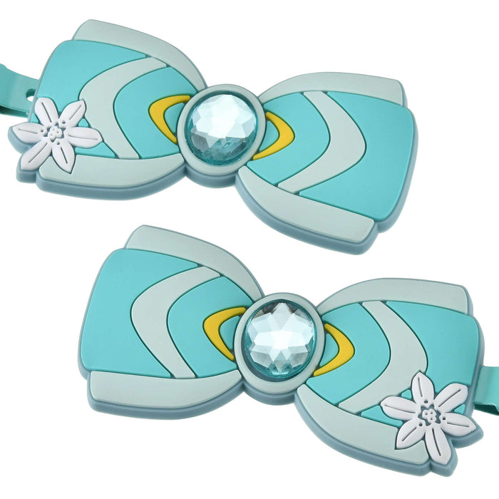 JDS - MAEGAMI Hair Zakka x Jasmine ‘Color Clip Stone Ribbon’ Hair Clip Set