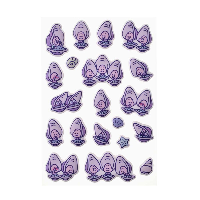 JDS - 2026 Baby Oyster Collection x Young Oyster & Grandma Oyster Die Cut Plump Seal Sticker (Release Date: Jun 23, 2026)