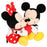 TDR - Mickey & Minnie Mouse ‘Touching Heart’ Plush Toy