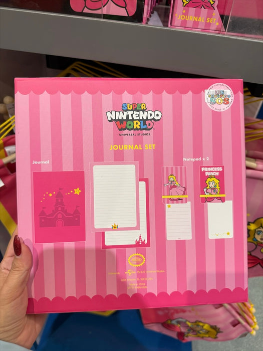 Universal Studios - Super Nintendo World - Princess Peach Journal Set