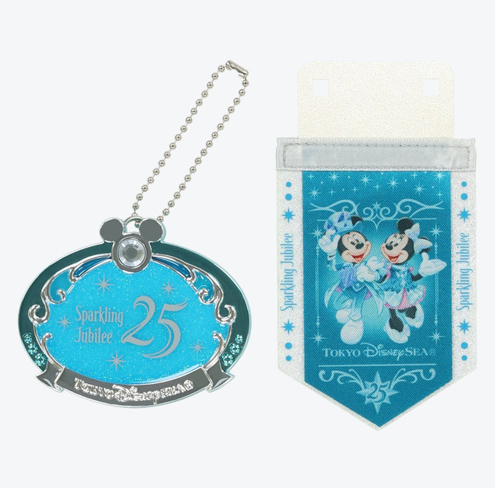 TDR - Tokyo DisneySea 25th Anniversary "Sparkling Jubilee" Badge Collection x Jubilee Badge & Ribbon: Mickey & Minnie Mouse (Release Date: Apr 8, 2026)