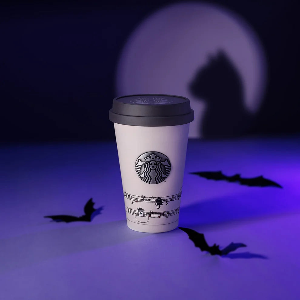Starbucks Hong Kong - 2026 Halloween Spooky Meowchestra Collection x Spooky Meowchestra Sheet Music Stainless Steel Tumbler [Online Exclusive]