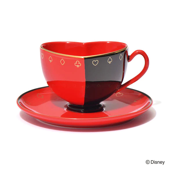 Franc Franc - Disney Villains Night Collection x Queen of Hearts Cup & Saucer (Release Date: Aug 25)