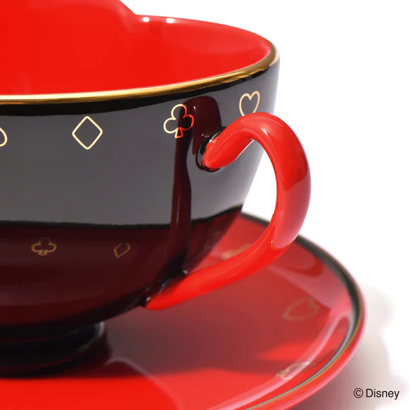 Franc Franc - Disney Villains Night Collection x Queen of Hearts Cup & Saucer (Release Date: Aug 25)