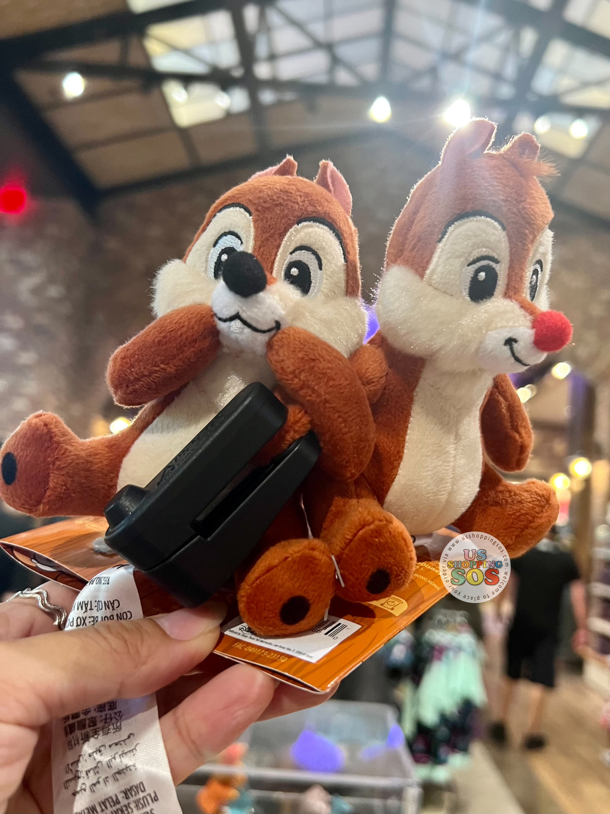 DLR/WDW - Chip & Dale Shoulder Plush Toy — USShoppingSOS
