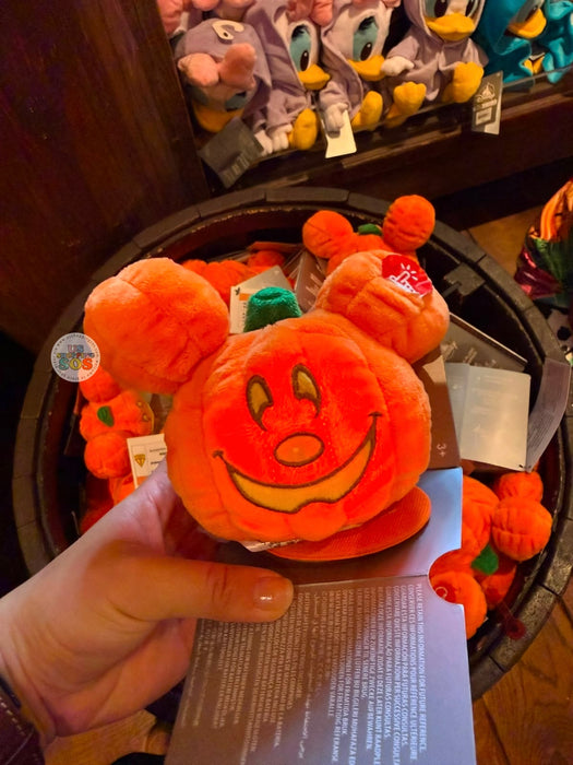 DLP - 2026 Disney Halloween x Mickey Mouse  Jack-o'-Lantern "Light Up" Shoulder Plush Toy