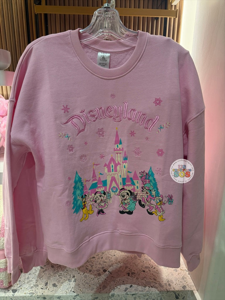 DLR/WDW - Christmas 2025 - Mickey & Friends Park Logo Pink