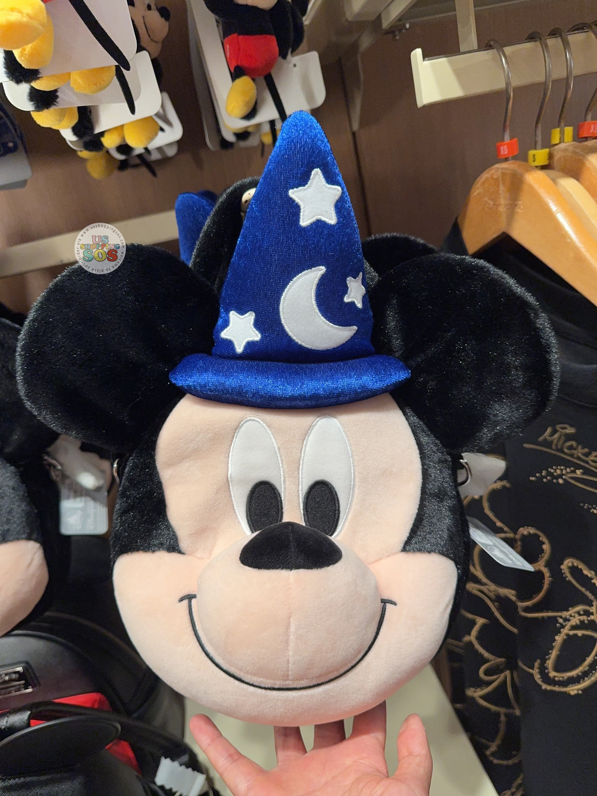 HKDL - Sorcerer Mickey Mouse 'Big Face' 3-Way Bag — USShoppingSOS