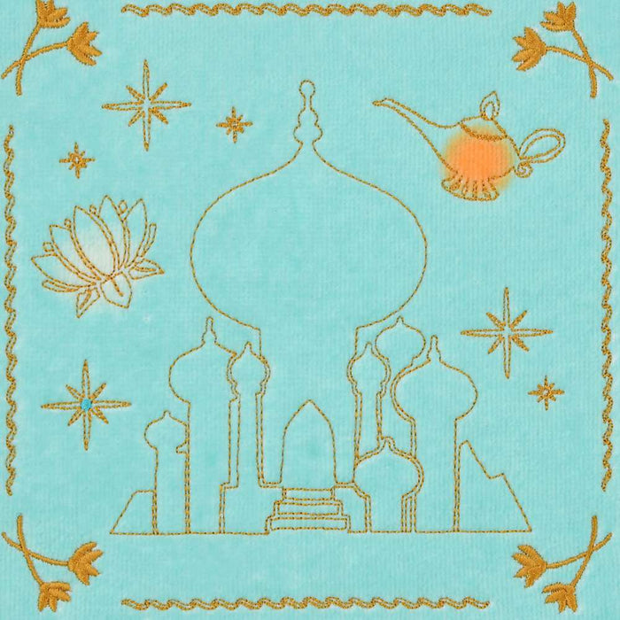 JDS - Aladdin ‘Embroidery Castle‘ Mini Towel