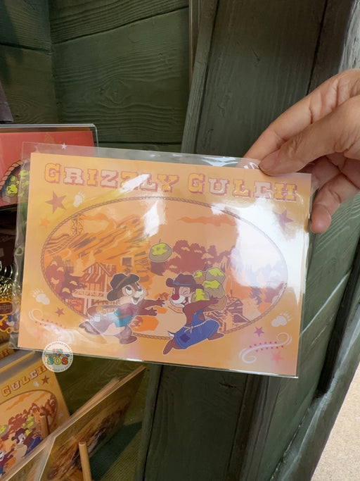 HKDL - 2026 Chip & Dale Grizzly Gulch Collection x Chip & Dale Postcard