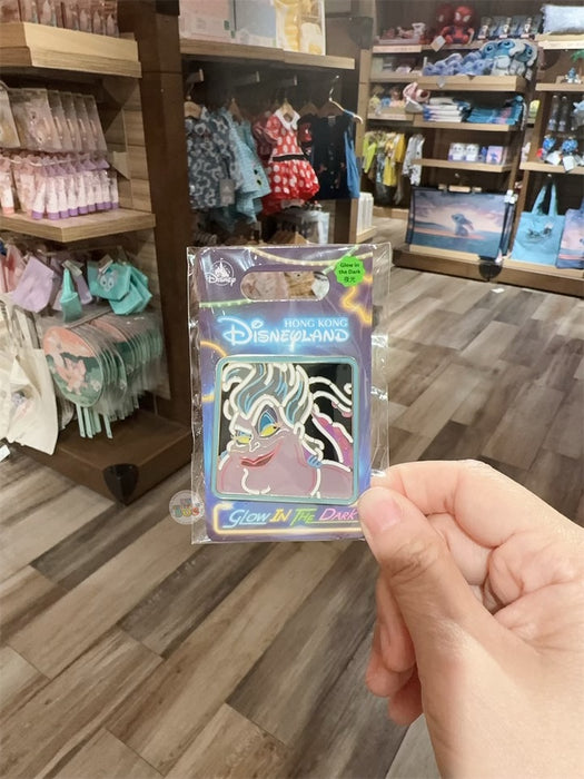 HKDL - Disney Villains ‘Glow in the Dark’ x Ursula Pin
