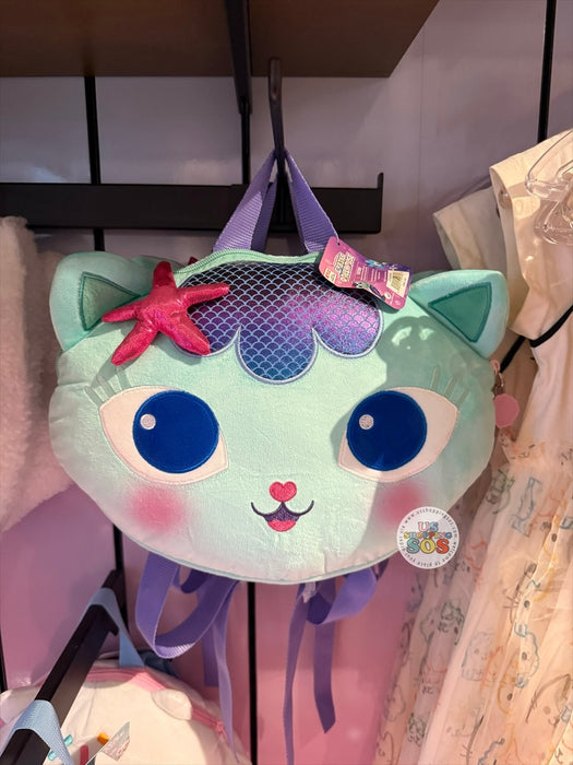 Universal Studios - Gabby’s Dollhouse - MerCat Face Icon Plush Backpack