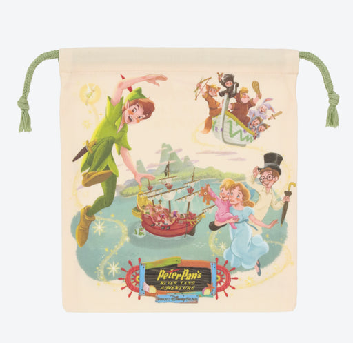 TDR - Fantasy Springs "Peter Pan Never Land Adventure" Collection x Drawstring Bag
