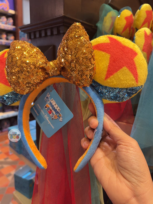 HKDL - 2026 Pixar Summer Fest x Minnie Mouse Sequin Ear Headband with Veil