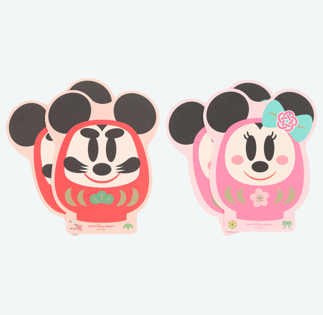 TDR - 2026 Happy New Year Mickey & Friends Collection x Mickey & Minnie Mouse "Daruma" Shaped Envelopes Set of 4 (Release Date: Dec 1, 2025)