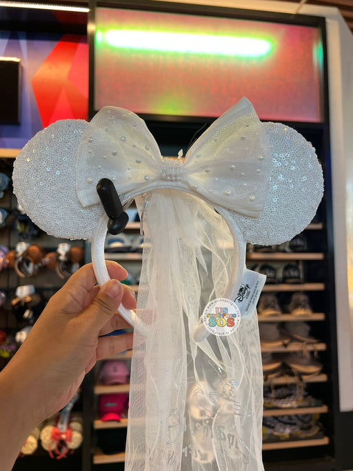 DLR/WDW - Minnie “And They Live Happily Ever After” Ear Headband with Veil