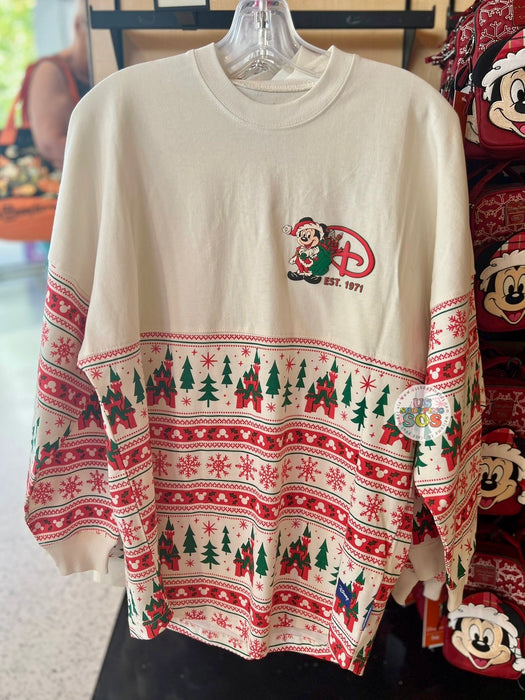 DLR/WDW - Christmas 2025 - Spirit Jersey Castle Christmas Cream Pullover (Adult)