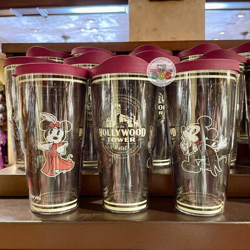 WDW - Hollywood Tower Hotel - Tervis Mickey & Minnie Tumbler 24oz (Made in USA)