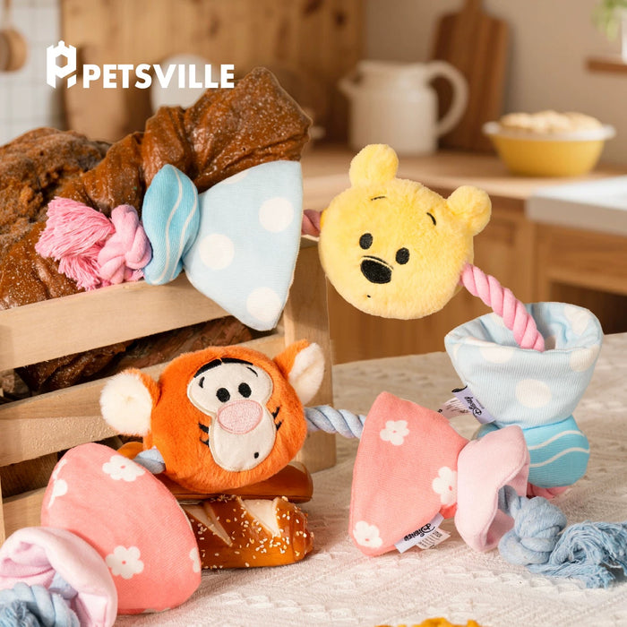 China Exclusive - Tigger Dog Rope Toy for Cleaning Teeth, Bite Resistant,