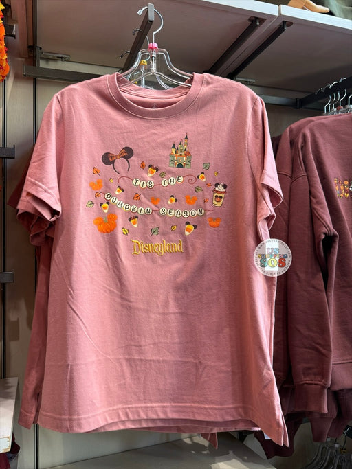 DLR/WDW - Fall Season 2026 - Tis the Pumpkin Season Park Logo Pumpkin Spice T-shirt (Adult)
