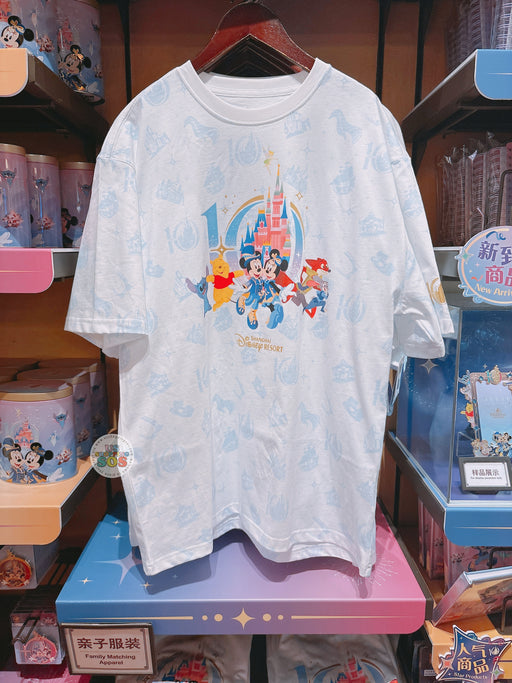 SHDL - 2026 Disney Characters 10th Birthday Celebration Collection x T Shirt for Adults