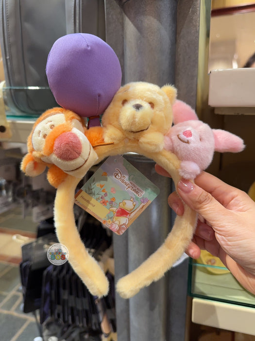 HKDL - 2026 Winnie the Pooh and Family Honey-Filled Adventure Collection x Winnie the Pooh & Friends Plushy Headband