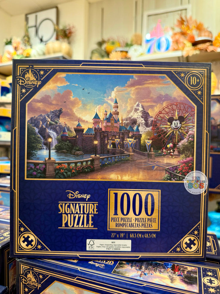 DLR/WDW - Disney Signature Puzzle 1000 Piece - Disneyland Two Parks One Land by Thomas Kinkade Studio