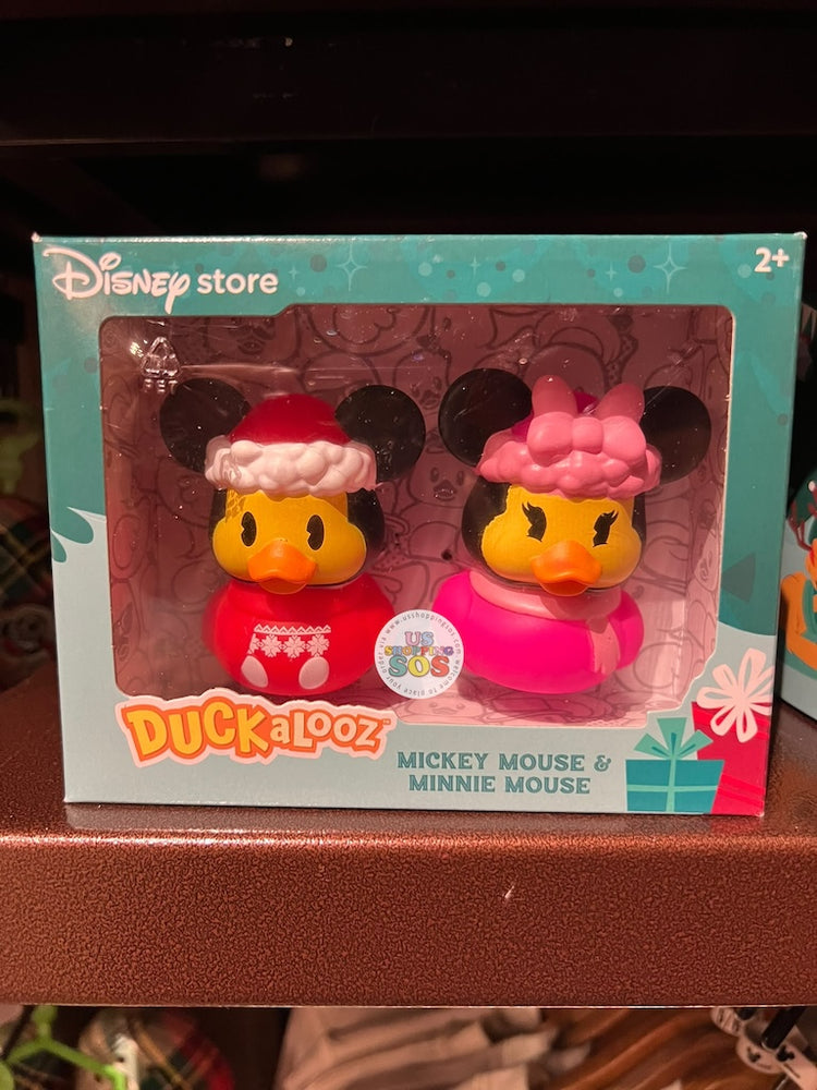 DLR/WDW - Christmas 2026 - Mickey & Minnie Holiday Duckie Set