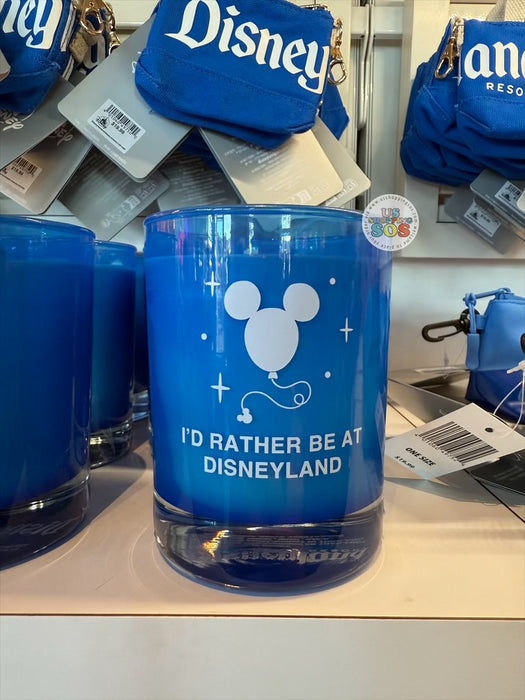 DLR/WDW - Logo Mania 2026 Last Day of Trip Blues - Cobalt Blue Coconut Sage Candle