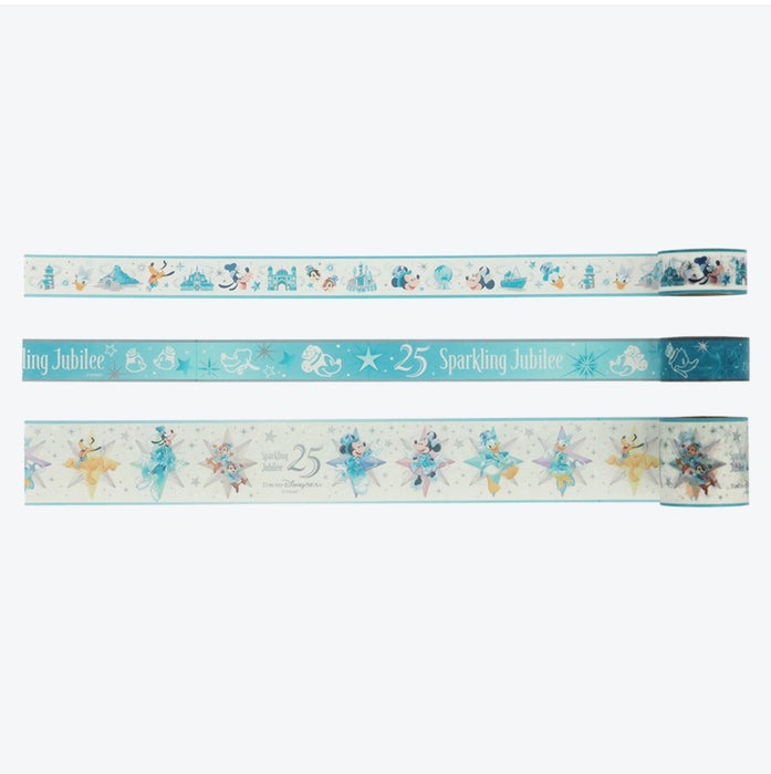 TDR - Tokyo DisneySea 25th Anniversary "Sparkling Jubilee" x Mickey & Friends Masking Tape Set (Release Date: Apr 8, 2026)