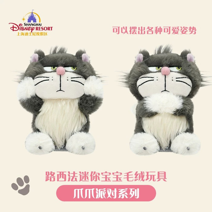 SHDL - Disney Cats "Paw Paw" Party x Sitting Lucifer Shoulder Plush Toy (with Magnets)