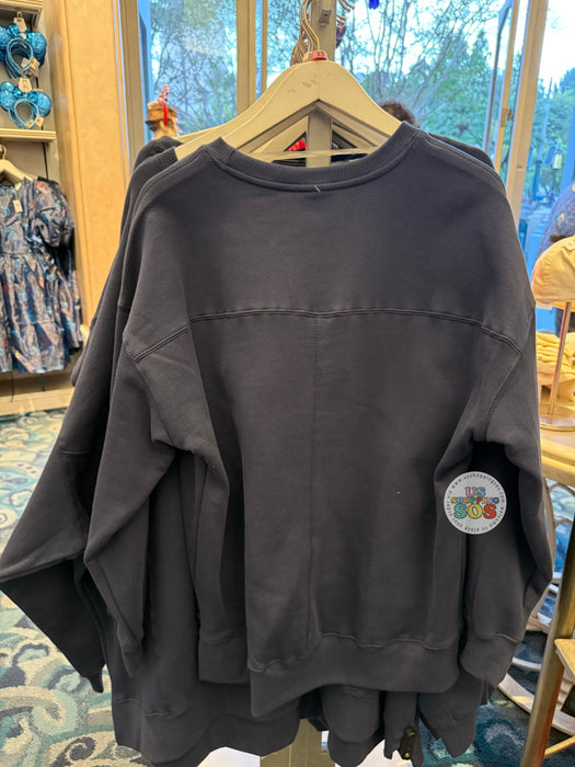 DLR/WDW - Christmas 2025 - Mickey Icon Peppermint Candy Park Logo Dark Navy Pullover (Adult)