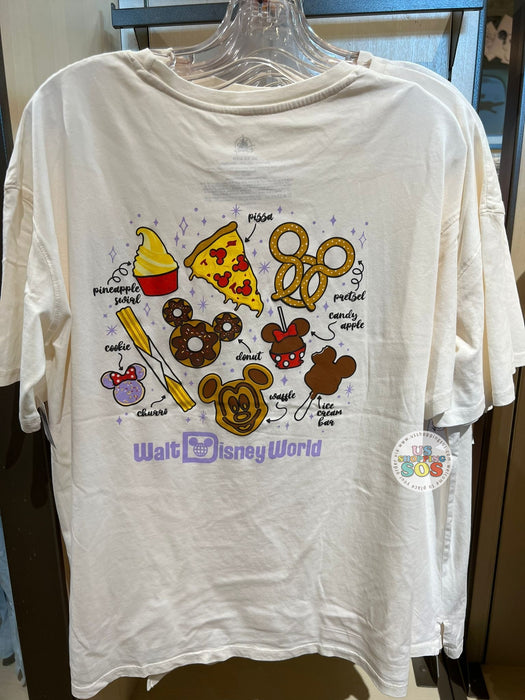 WDW - “Walt Disney World” Disney Snacks White T-shirt (Adult)