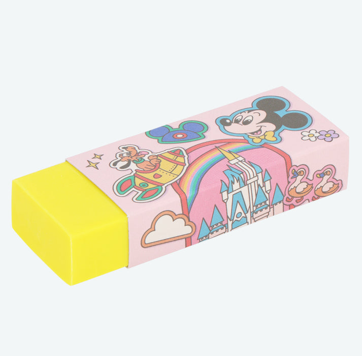 TDR - Tokyo Disney Resort "Park Map Motif" Pastel Color Collection - Pentel Ain Erasers Set of 4 (Release Date: Dec 11, 2025)