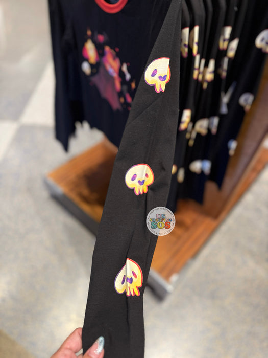 Universal Studios - Care Bears x Universal Monsters - Tenderheart Bear as Dracula Black Cropped Long Sleeve Shirt (Adult)