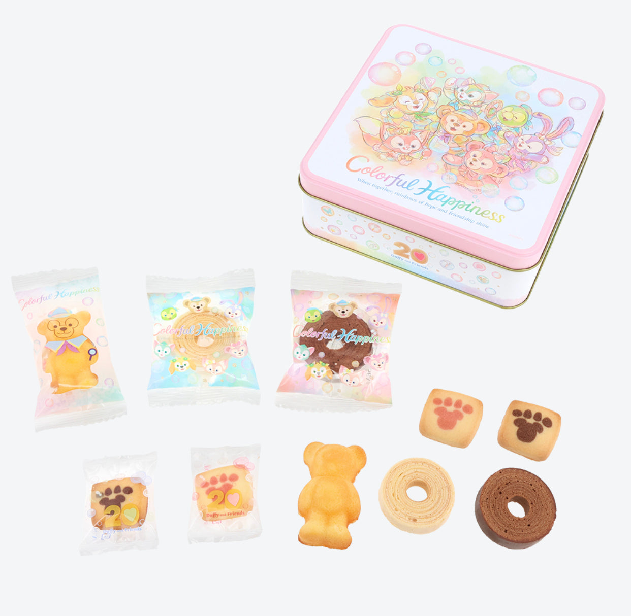 TDR - Duffy & Friends 20th Anniversary: Colorful Happiness x Duffy & Friends Assorted Sweets Box Set (Release Date: Apr 8, 2025)