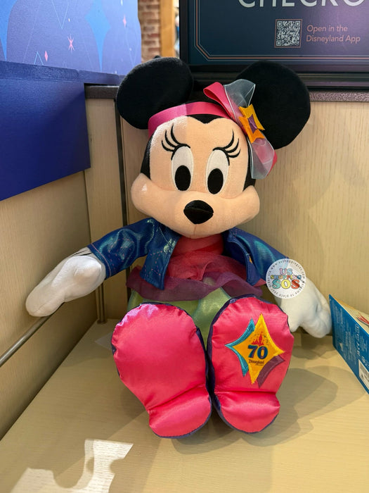 DLR - Disneyland 70th Celebration - Minnie Mouse Plush Toy