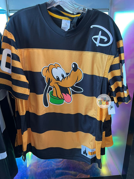 DLR/WDW - Pluto Black & Yellow Stripe Sport Jersey (Adult)