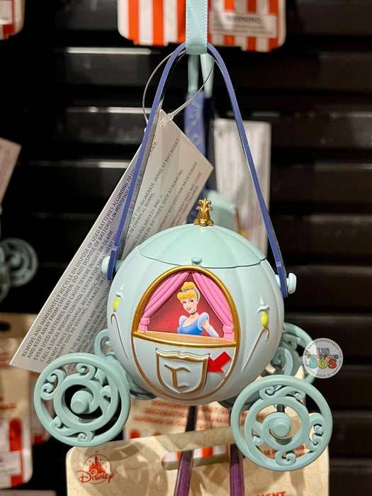 DLR/WDW - Cinderella Pumpkin Carriage Light-Up Popcorn Bucket Ornament