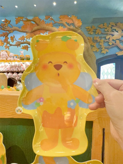 HKDL - Winnie the Pooh Lemon Honey Collection x Winnie the Pooh Shaped Plastic Plate