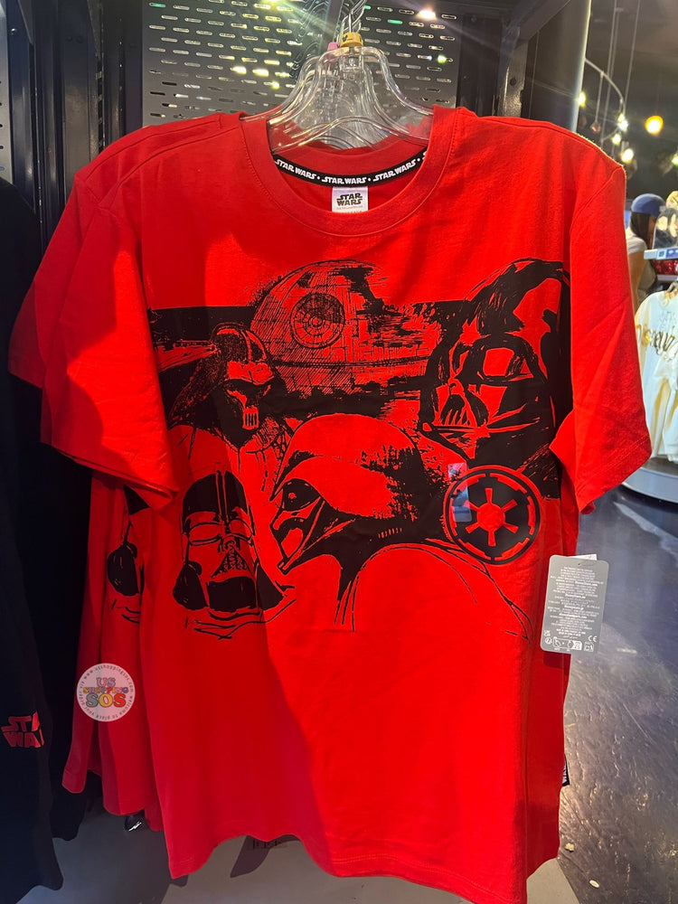 DLR/WDW - Star Wars Darth Vader Face Icon - Red Graphic T-shirt (Adults)