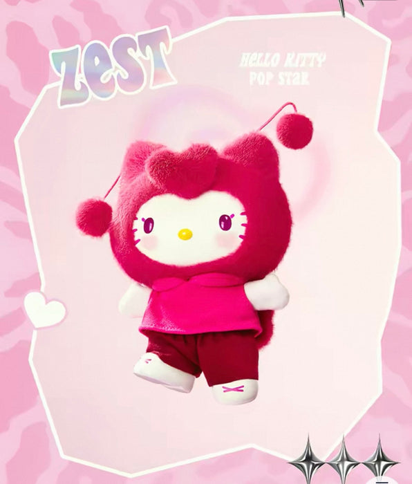 MINISO - Hello Kitty ‘Pop Star’ Vinyl Plush Pendant Mystery Blind Box
