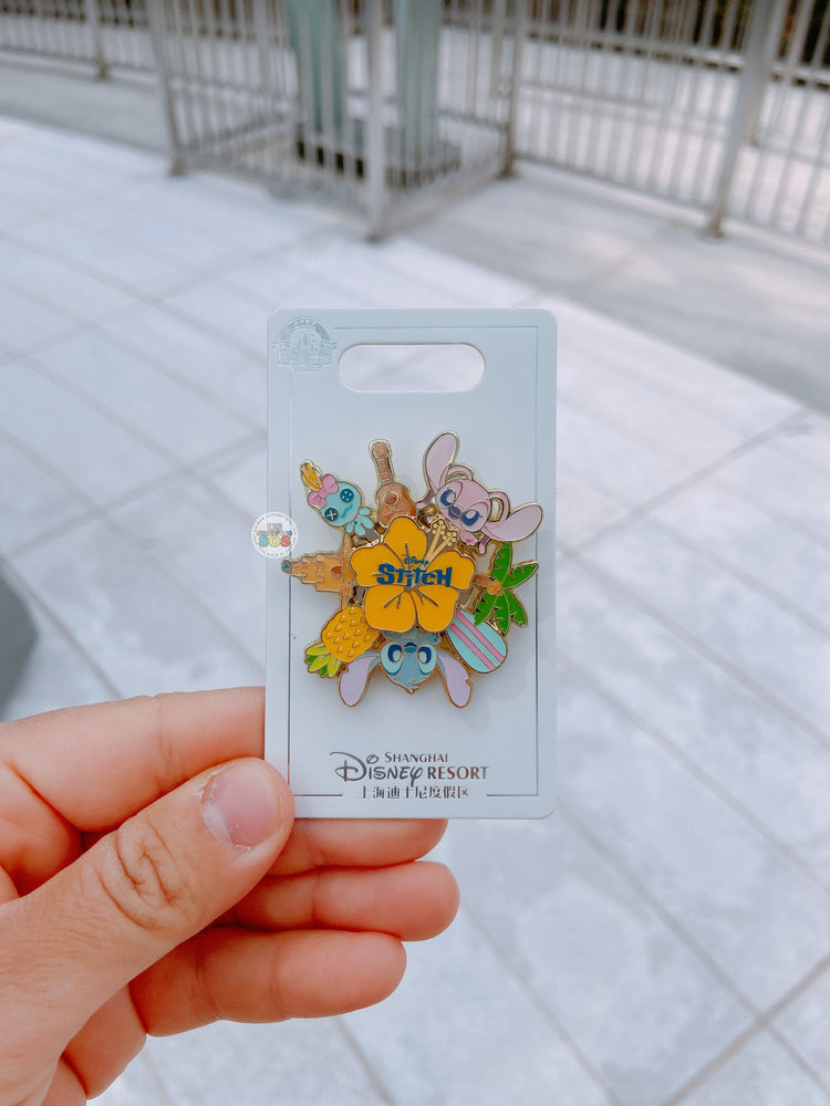 SHDL - Stitch, Angel & Scrump Spinning Pin