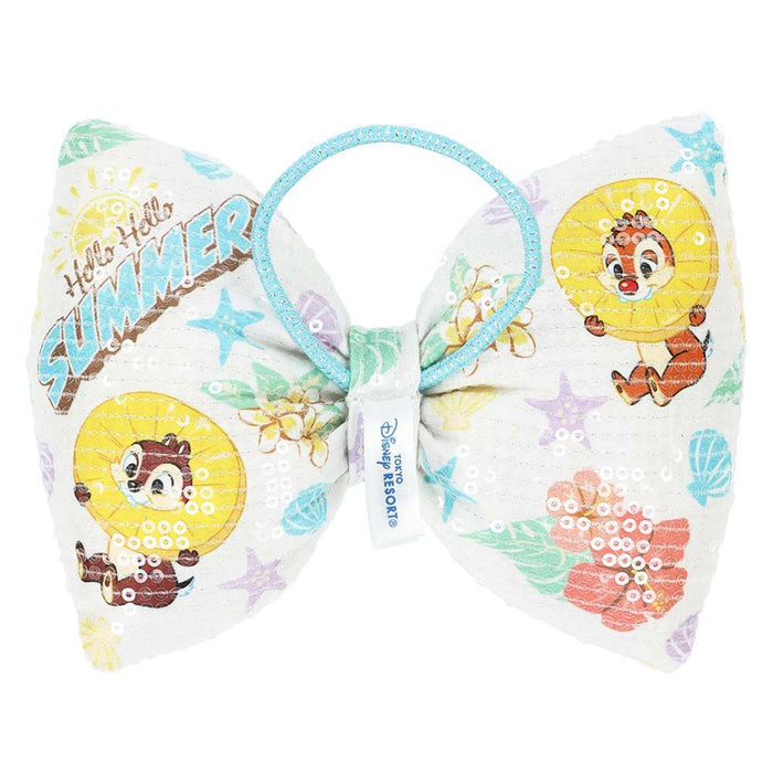 TDR - 2026 Mickey & Friends "Hello Hello Summer!!" Collection x Chip & Dale Ribbon Hair Tie (Release Date: Jun 11, 2026)