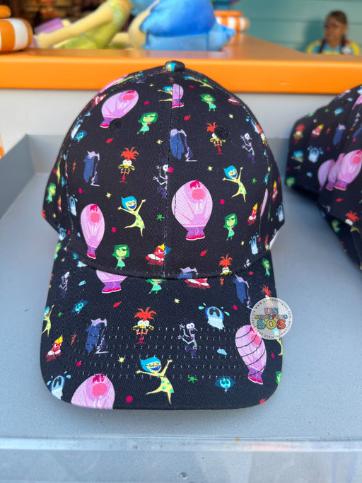 DLR/WDW - Inside Out 2 - All-Over-Print Charaters Black Baseball Cap