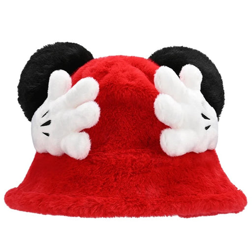 China Exclusive- Mickey Mouse ‘Glove’ Fluffy Bucket Hat (Adults)