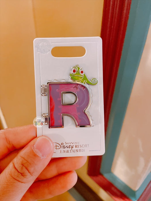SHDL - Disney Character English Alphabet ‘R’ Rapunzel Pin