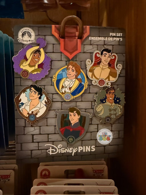 DLR/WDW - Disney Princes 2026 Pin Set