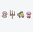 TDR - Tokyo DisneySea 25th Anniversary "Jubilee Rocket" Collection x Set of 4 Sparkling Peace