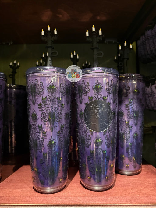 DLR/WDW - Starbucks x Haunted Mansion 2026 - Wallpaper Cold Cup Tumbler